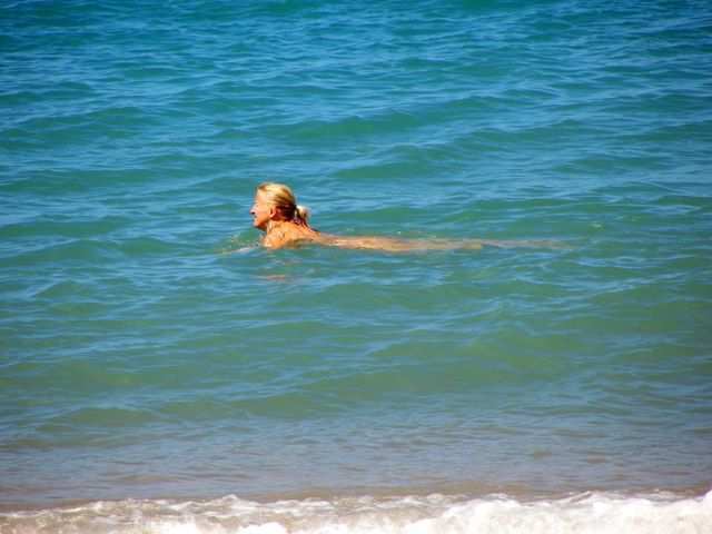 Aha, schwimmen gehen.