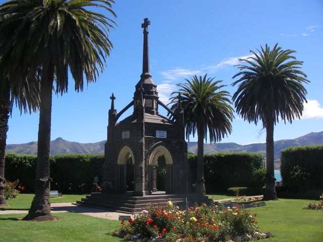 Im Hauptort: Akaroa