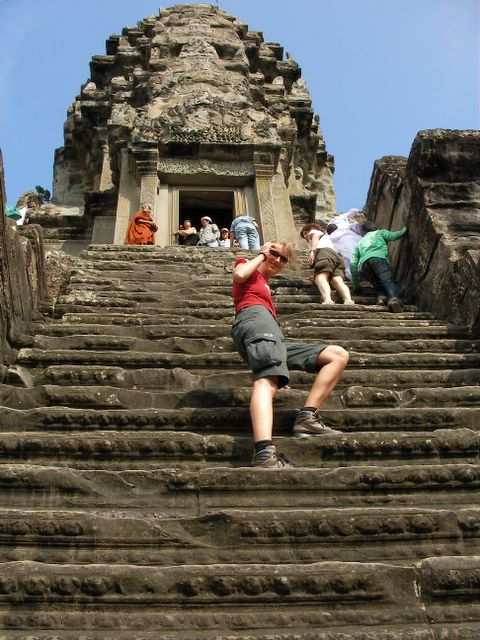 Steile Treppen!