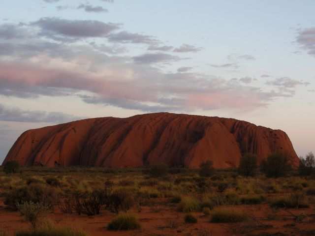 Fuer heute einen letzten Blick auf den Ayers Rock.