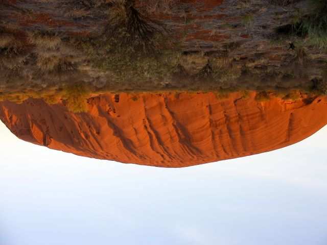 Ayers Rock, von Europa aus betrachtet.