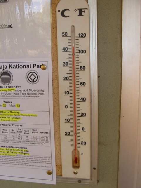 Ankunft auf dem Zeltplatz - 43 Grad im Schatten.
