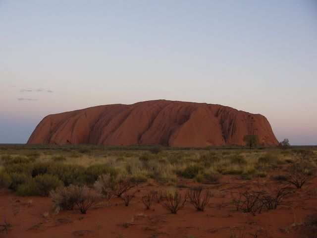 Gute Nacht, Ayers Rock.