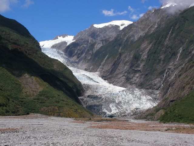 Der Gletscher in voller Schoenheit!