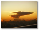 Morgendaemmerung aus dem Flugzeug!