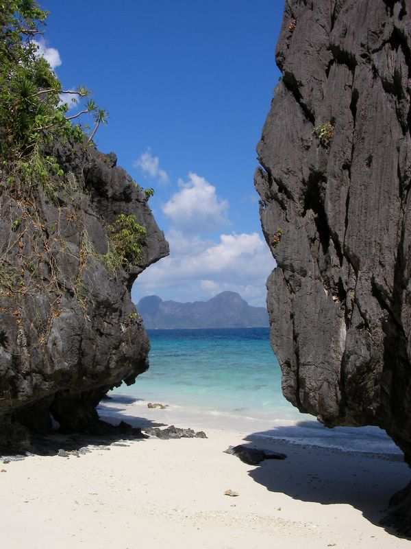 Palawan - Blick auf Miniloc Island.