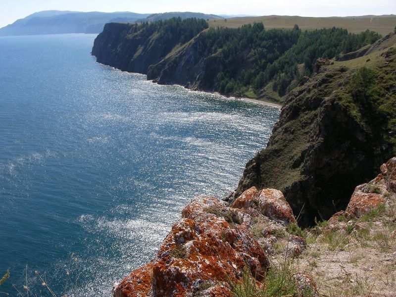 Nordufer der Insel Olchon im Baikalsee.