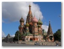 Startpunkt unserer Weltreise: Moskau. Hier die Basilius-Kathedrale am Roten Platz.