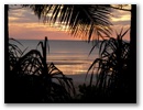 Sonnenuntergang in Dilis Beach Resort.