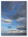 Himmel, Fluss, Ufer.