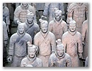 Terracotta-Krieger in Xian.