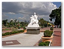 Rizal Park in Manila.