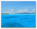 Das blaue Wasser der Lagune...