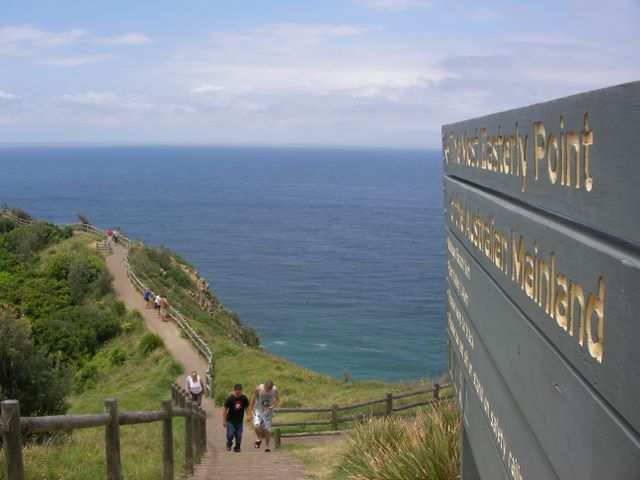 Hier gehts zum oestlichsten Punkt des australischen Festlandes.