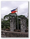 Philippinische Fahne auf dem Fort San Petro.