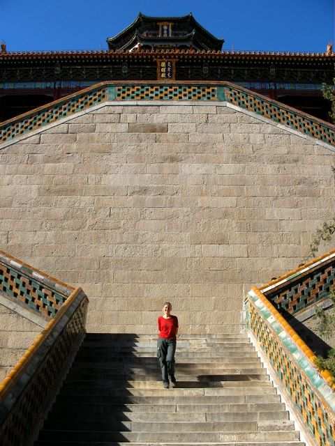 DIE SCHÖNSTEN BILDER -- Bine am kaiserlichen Sommerpalast in Peking.