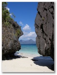 DIE SCHÖNSTEN BILDER -- Palawan - Blick auf Miniloc Island.