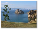 DIE SCHÖNSTEN BILDER -- Der Schamanenfelsen am Baikalsee.