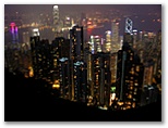 DIE SCHÖNSTEN BILDER -- Hong Kong - Ausblick vom Victoria Peak.