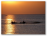 DIE SCHÖNSTEN BILDER -- Sonnenuntergang auf der Phu Quoc Insel in Suedvietnam.