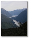 Der Doubtful Sound aus 650m Hoehe betrachtet.
