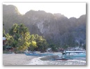 Der Strand von El Nido, im Norden von Palawan.