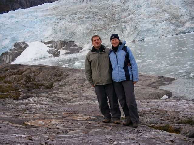 Heute moechten wir nicht nur Fotos vom Gletscher,