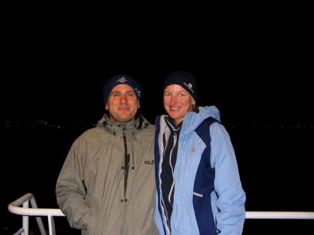 ...und ein Touri-Foto. Danach geht's zum Abendessen und dann ins Bett.