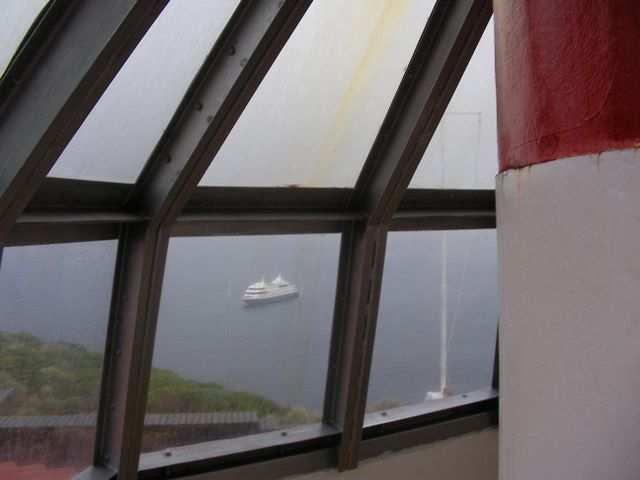 ...und auf unser Schiff.