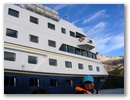 Also schnell noch eine Runde ums Schiff.