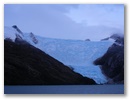 Jetzt sind wir beim “Italienischen Gletscher” angelangt. Unsere italienischen Flitterwoechner finden ihn natuerlich am schoensten von allen.