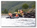 Landung in der Wildnis Patagoniens.