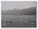 Blick von der Ferne auf unser Schiff.