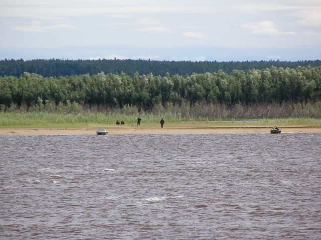 Sibirische Flussfahrt