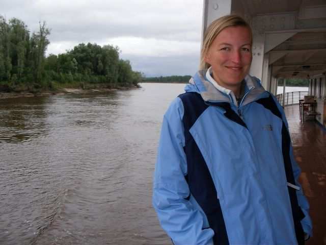 Sibirische Flussfahrt
