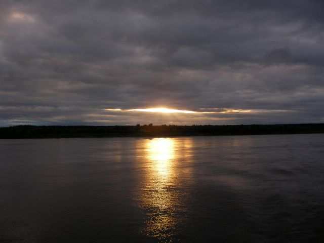 Sibirische Flussfahrt