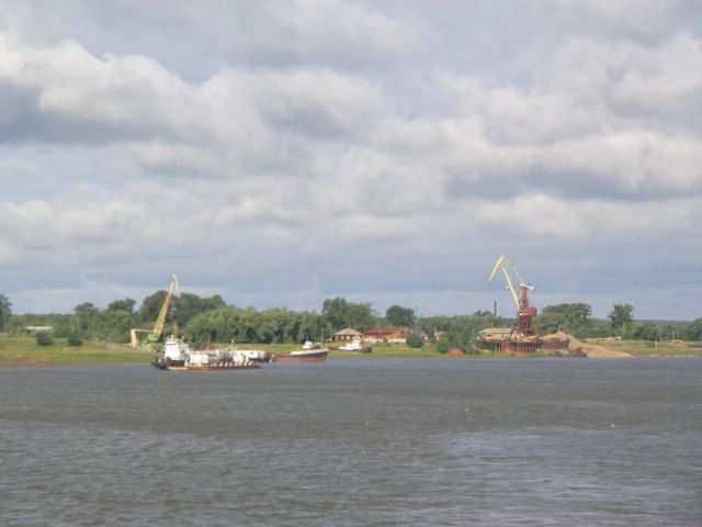 Sibirische Flussfahrt