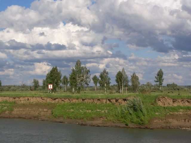 Sibirische Flussfahrt