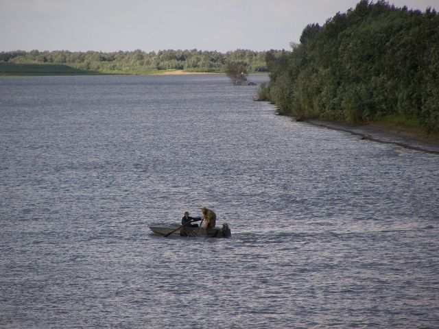 Sibirische Flussfahrt
