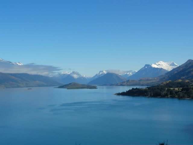Von Queenstown gehts am Lake Wakatipu entlang zum ca. 80 km entfernten Glenorchy.