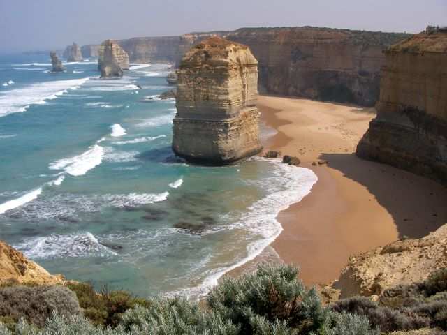 Der bekannteste Abschnitt an der Great Ocean Road: die 12 Apostel.