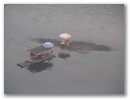 Guilin - Restaurant im Fluss