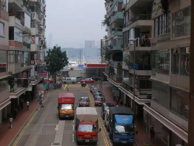 Hong Kong - Blick aus unserem Fenster bei Unterkunft 2