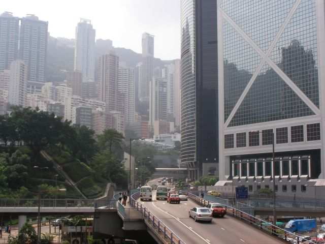 Hong Kong - wohin man auch kommt, immer wieder Hochhaeuser!