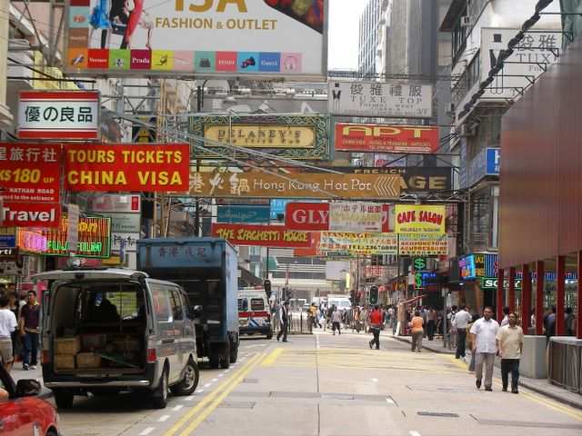 Hong Kong - Strassenbild in Kowloon