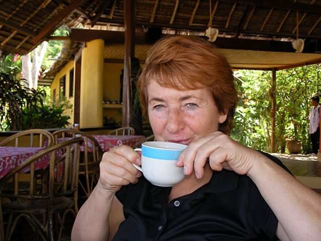 Noch einen Kaffee zur Staerkung.