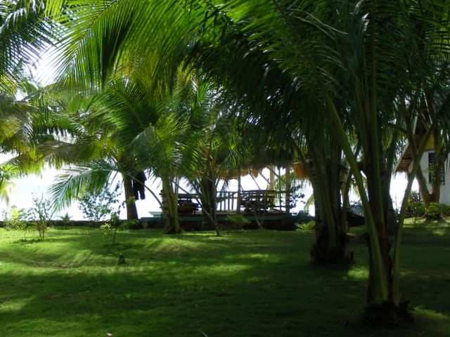 Das Party-Island von hinten.