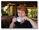 Noch einen Kaffee zur Staerkung.