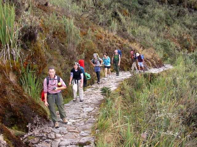 Heute wandern wir alle ziemlich dicht zusammen.