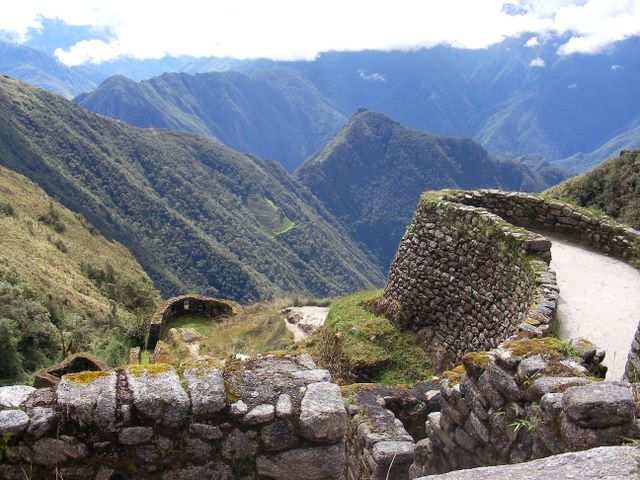 Blick in Richtung Machu Picchu.